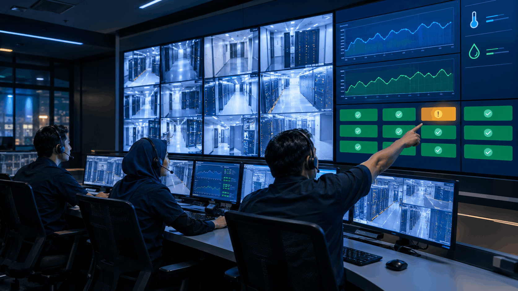 Monitoring Center Ruang Server