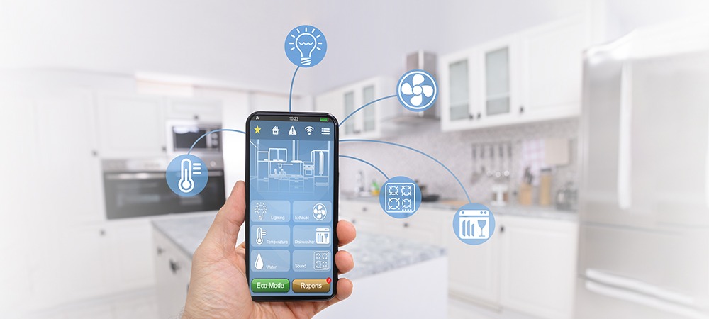 Tampilan Alarm Sensor Yang Terintegrasi Di Rumah